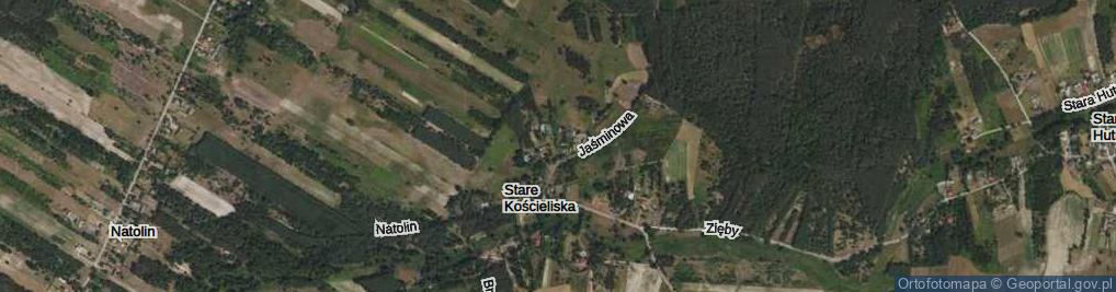 Zdjęcie satelitarne Stare Kościeliska ul.